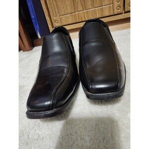 Tim Evans London Men's Black Square Toe Dress Shoes - Size: 12